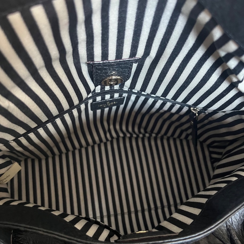 Like New Kate Spade Bag Black Leather Southport Avenue Carmen Convertible - Picture 3 of 8